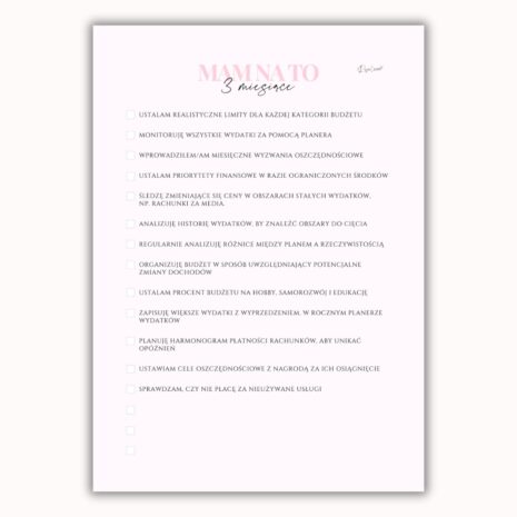Planer Budżetu Planer Budżetu