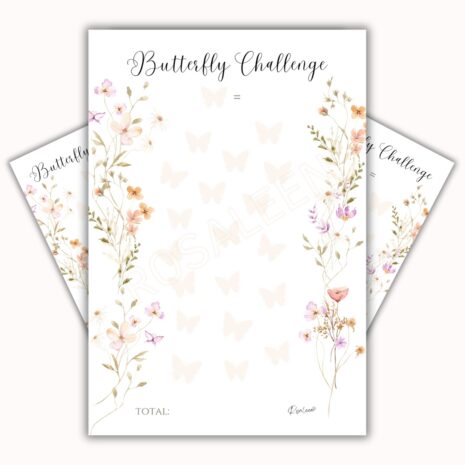 Wyzwanie Butterfly - nude - A5