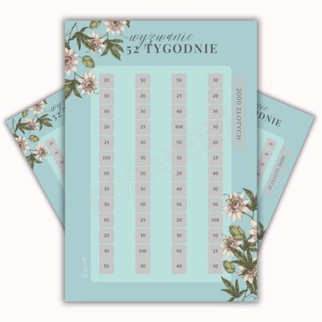 Wyzwanie 52 tygodnie - A5