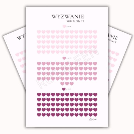 Wyzwanie 500 monet - A5 Wyzwanie 500 monet - A5