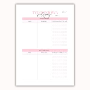 Tygodniowa Pielęgnacja (Self-Care)