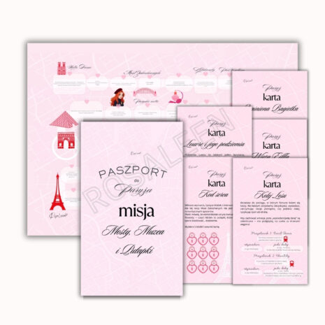 Gra Misja Paryż - A5 Gra Misja Paryż - A5