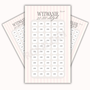 Wyzwanie 20 000 zł - A6